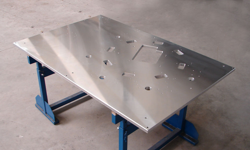 Tischplatte aus Aluminium